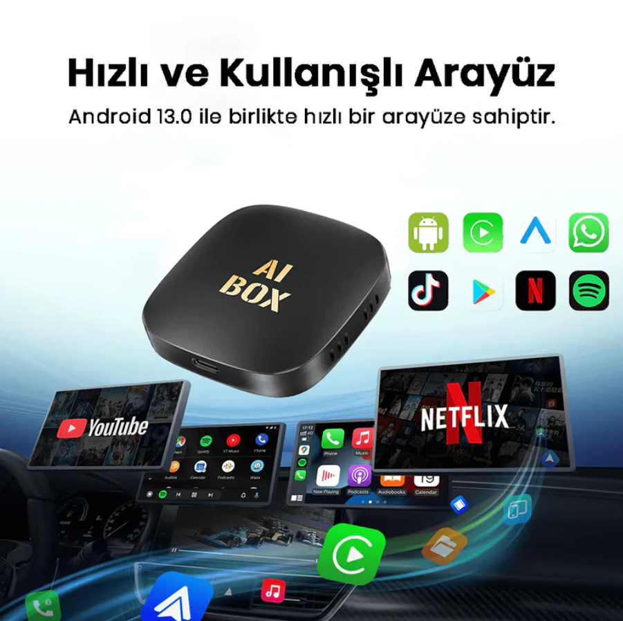 Araba İçin Yapay Zeka Carplay Box