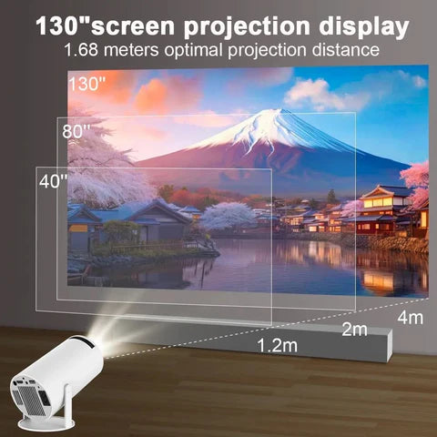 4K Led Projektör - HD Görüntü Kalitesi Taşınabilir TV